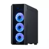 Chieftec Scorpion 3 GL-03B-OP caixa Midi Tower, ATX/MicroATX/Mini-ITX, preta, RGB, painéis de vidro
