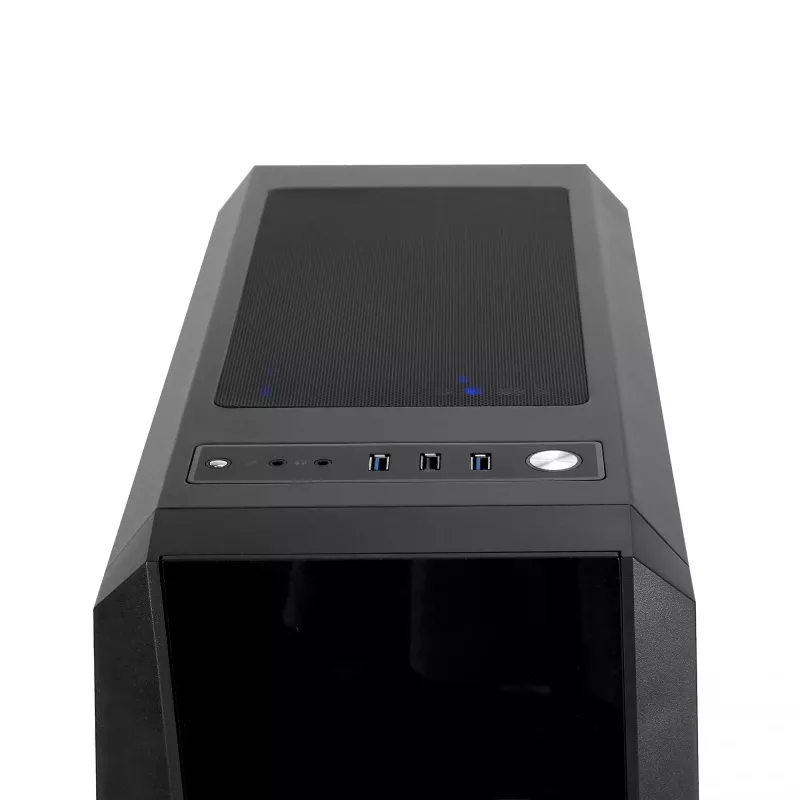 Chieftec Scorpion 3 GL-03B-OP caixa Midi Tower, ATX/MicroATX/Mini-ITX, preta, RGB, painéis de vidro