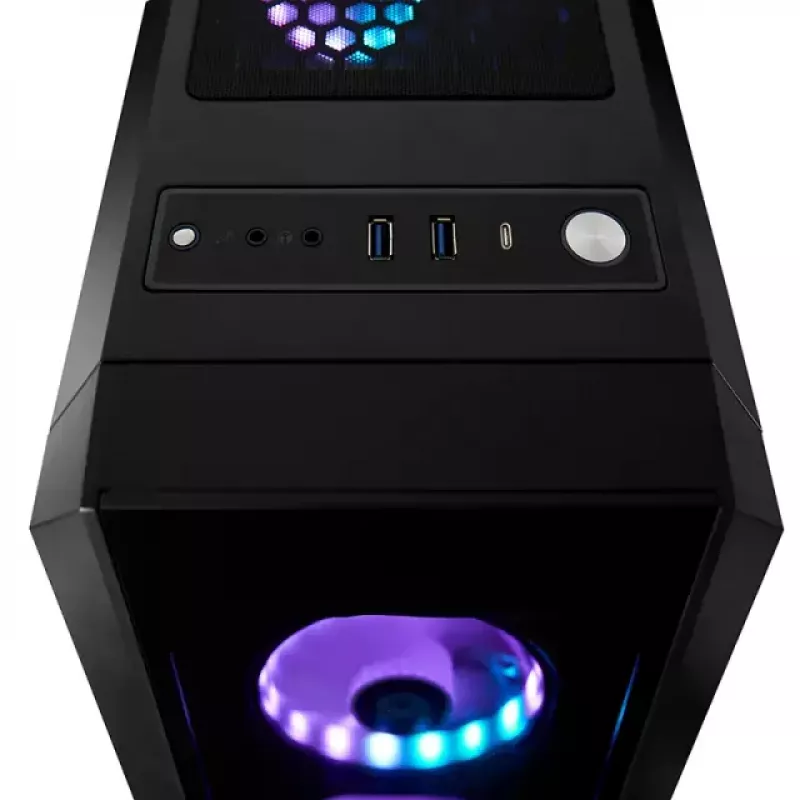 Chieftec Scorpion 3 GL-03B-UC-OP caixa de PC Midi Tower, ATX/micro ATX/Mini-ATX, preta