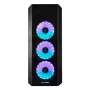 Caixa de PC Midi Tower CHIEFTEC SCORPION 3 GL-03B-UC-OP — preta, vidro temperado, ATX/Micro-ATX, 3 ventoinhas frontais de 120mm + 1 traseira de 120mm