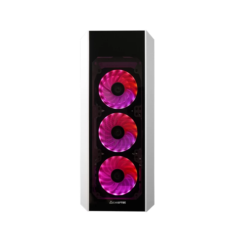 Caixa de computador Chieftec GL-03W-OP Midi Tower branca