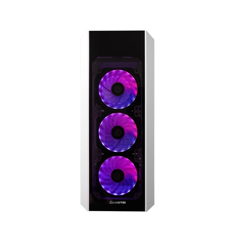 Caixa de computador Chieftec GL-03W-OP Midi Tower branca