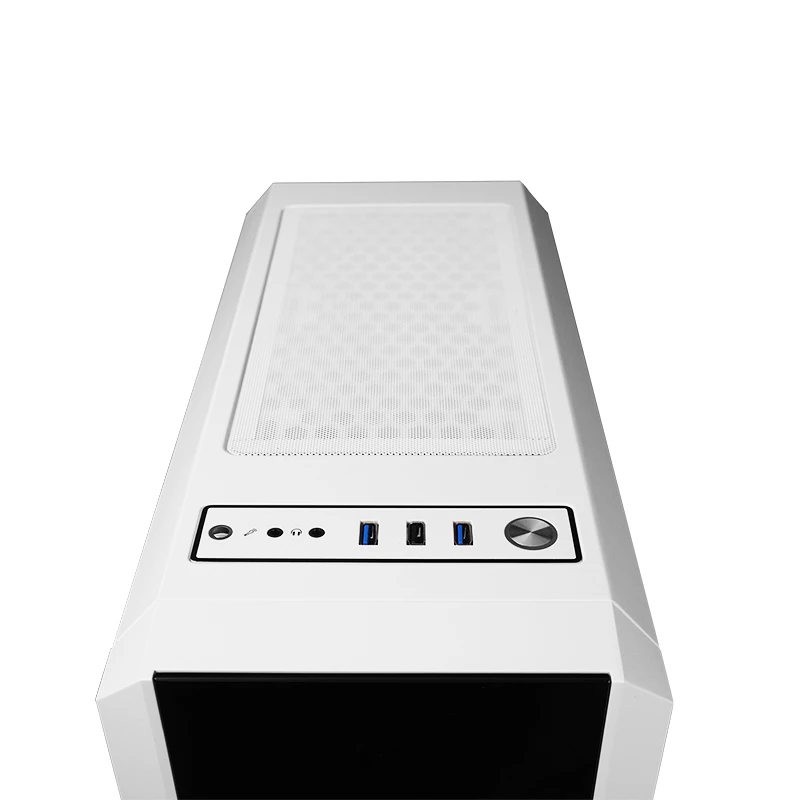 Caixa de computador Chieftec GL-03W-OP Midi Tower branca