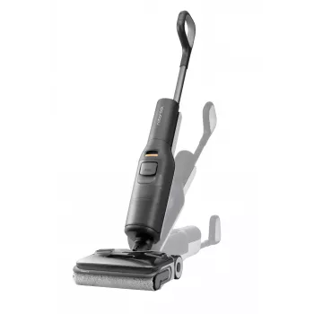 Mopa elétrica Roborock F25 ACE Combo bateria a seco preto, branco 4 Ah