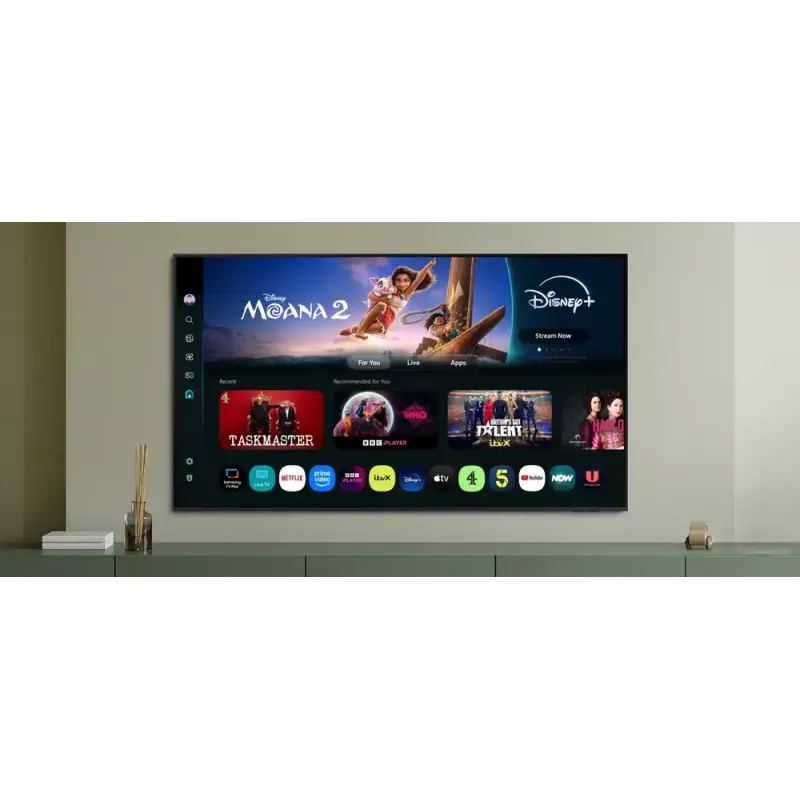 Televisor Samsung 65 inch Neo QLED QN85F 4K UHD — 65 inch (163 cm), Neo QLED, 3840×2160, Tizen, prateado