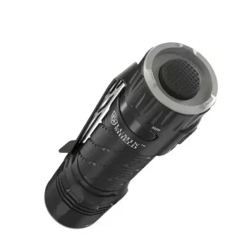 Lanterna de mão Nitecore EDC35, 40 LEDs, 6000 mAh, IP68, alumínio/aço inoxidável, 171 g, preto