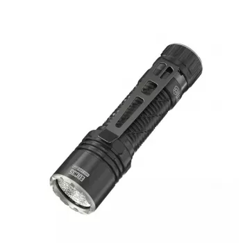 Lanterna de mão Nitecore EDC35, 40 LEDs, 6000 mAh, IP68, alumínio/aço inoxidável, 171 g, preto