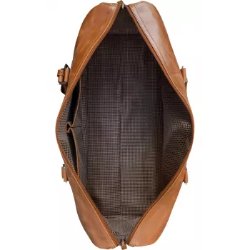 Mala de fim de semana dbramante1928 Kastrup 2 - Castanho, Unissexo, Mala de mão, Fecho de correr, Bolso frontal, Índia, Castanho