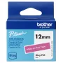 Fita de etiquetas Brother BTAG-P35 Branco sobre Rosa 1,2 cm 4 m