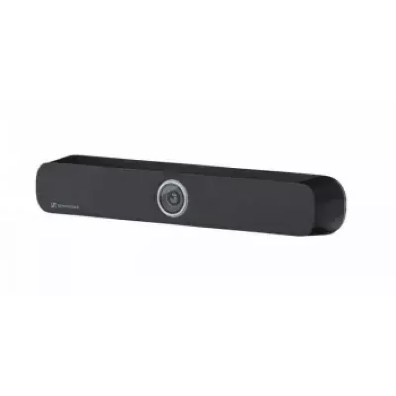 Microfone Sennheiser TEAMCONNECT BAR S VIDEO BAR — altifalantes integrados, supressão de ruído, USB/Plug-and-Play