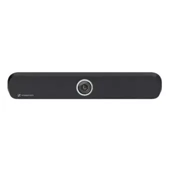 Microfone Sennheiser TEAMCONNECT BAR S VIDEO BAR — altifalantes integrados, supressão de ruído, USB/Plug-and-Play