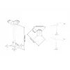 Suporte de teto para projetor Multibrackets M Universal 1600-3000 com ajuste fino