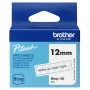 Fita de etiquetas Brother BTAG-135 Branco sobre transparente 1,2 cm 4 m