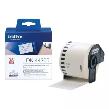 Fita de papel removível Brother DK44205