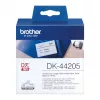 Fita de papel removível Brother DK44205