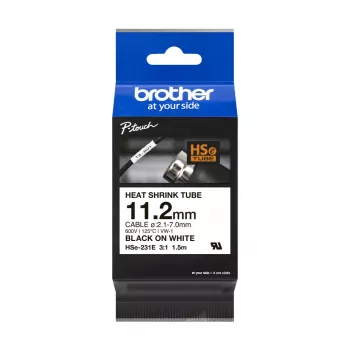 Fita de impressora Brother HSE-231E Preto