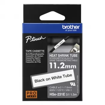 Fita de impressora Brother HSE-231E Preto