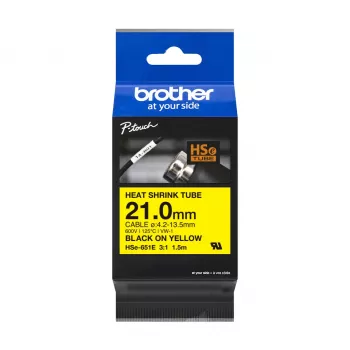 Fita de etiquetas Brother HSE-651E