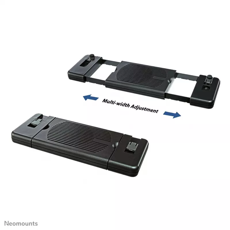 Arrefecedor para portátil Neomounts NSLC200 10-22 polegadas - universal, Preto, Plástico, 10 kg, 55,9 cm (22 polegadas), 25,4 cm (10 polegadas), 0 - 10°