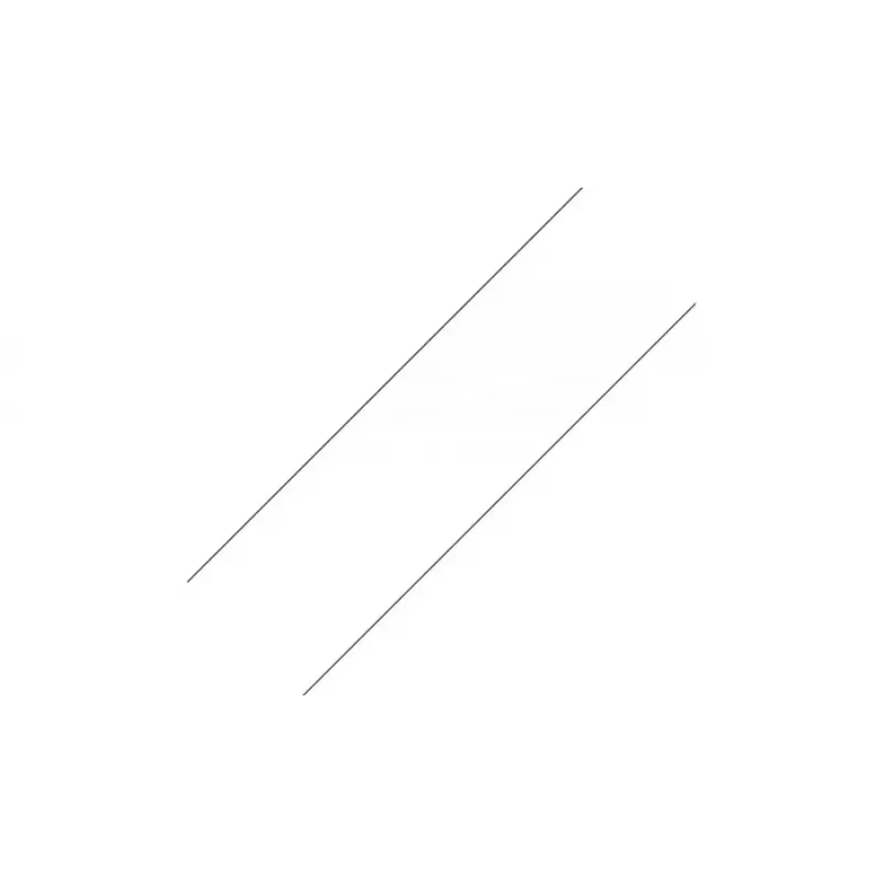 Fita de rotulagem Brother TZe145 18 mm branco sobre transparente