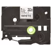 Fita laminada Brother TZEFX211 preto sobre branco 6 mm
