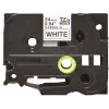 Fita laminada Brother TZEFX251 preto sobre branco 2,4 cm