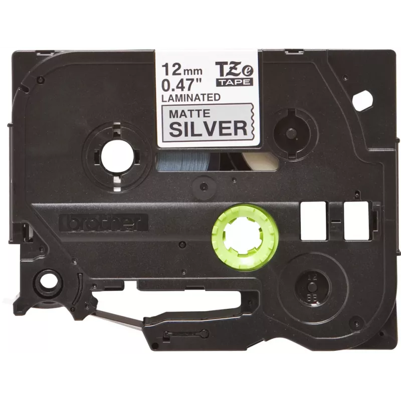 Fita de rotulagem Brother TZE-M931 preto sobre prateado