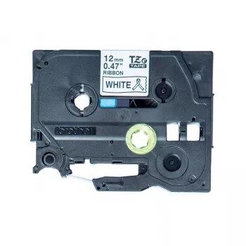Fita de rotulagem Brother TZE-R231 preto sobre branco