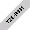 Fita de rotulagem Brother TZE-R931 preto sobre prateado