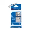 Fita de rotulagem Brother TZE-R931 preto sobre prateado