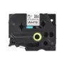 Fita de rotulagem Brother TZE-SL261 preto sobre branco