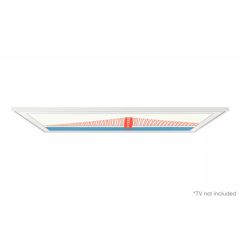 Samsung VG-SCFA55WTBXC, moldura, branco, 139,7 cm (55 polegadas), Samsung, The Frame LS03A (2021) 55'' The Frame LS03B (2022-23) 55'', 1241,1 mm