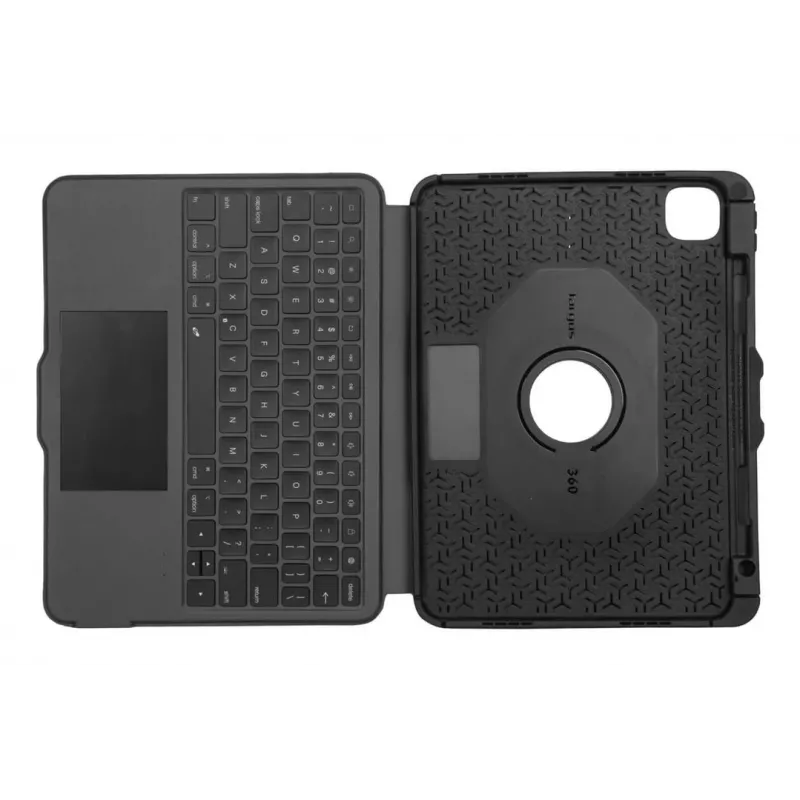Capa com teclado TARGUS Versavu THZ988NO — Bluetooth 5.0 sem fios, teclado retroiluminado, capa protetora para tablet