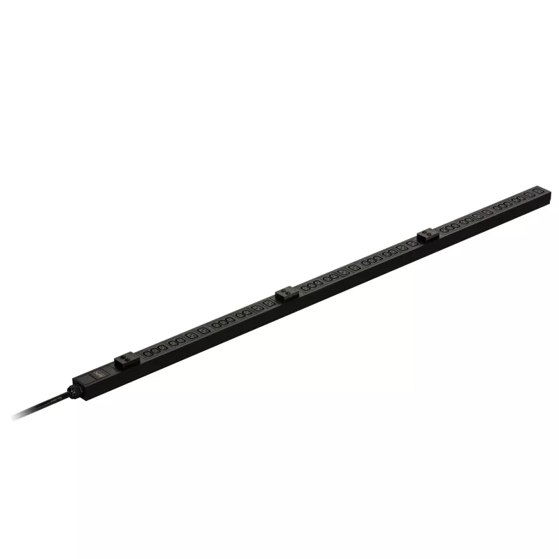 APC Easy Rack PDU, Basic, 0U, trifásico, 22 kW, 230 V, 32 A, 30 saídas C13 e 12 saídas C19, entrada IEC60309 3P+N+PE