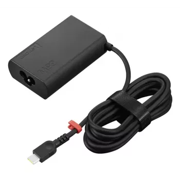 Fonte de alimentação Lenovo 65W slim GaN USB-C para portáteis e dispositivos, modelo 4X21R04793