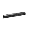 Unidade de distribuição de energia (PDU) APC RACK PDU BASIC 1 U 16A 230V 12 saídas AC 0U/1U preta
