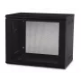 APC NetShelter WX AR109, 9U, armário de patch de 19 polegadas, montagem na parede, não montado, 400 mm de profundidade