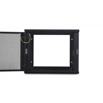 APC NetShelter WX AR109, 9U, armário de patch de 19 polegadas, montagem na parede, não montado, 400 mm de profundidade