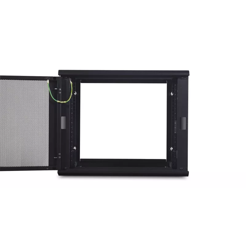 APC NetShelter WX AR109, 9U, armário de patch de 19 polegadas, montagem na parede, não montado, 400 mm de profundidade