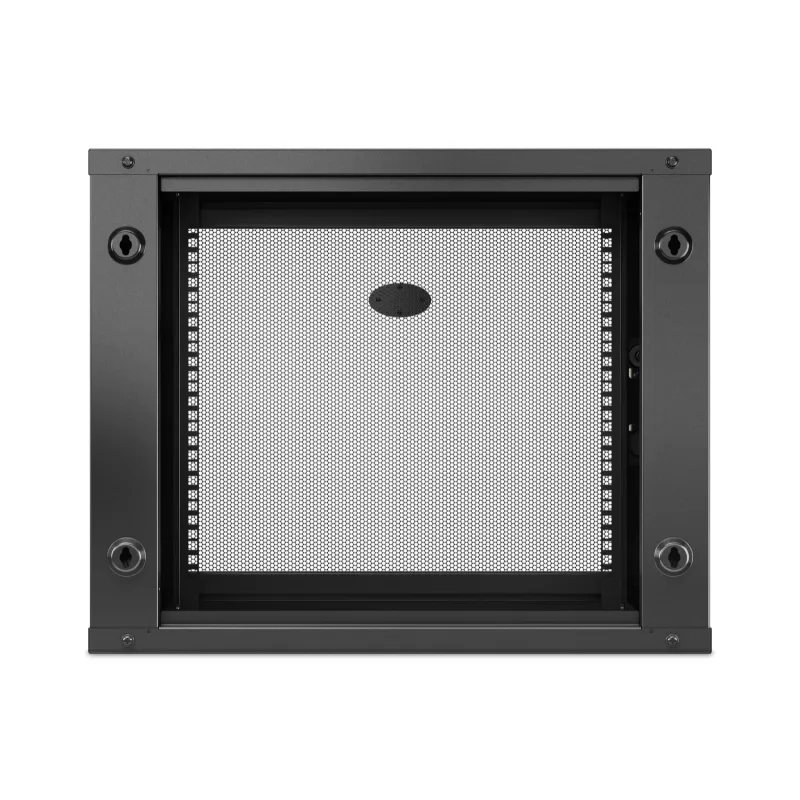 APC NetShelter WX AR109SH4 - 9U, armário de patch de 19 polegadas, montagem na parede, pré-montado, 400 mm de profundidade