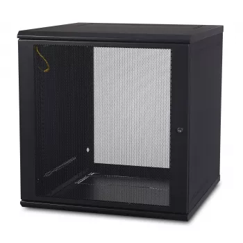 APC NetShelter WX AR112, 12U, armário de patch de 19 polegadas, montagem na parede, não montado, 600 mm de profundidade