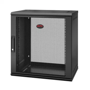 APC NetShelter WX AR112SH4 - 12U, armário de patch de 19 polegadas, montagem na parede, pré-montado, 400 mm de profundidade