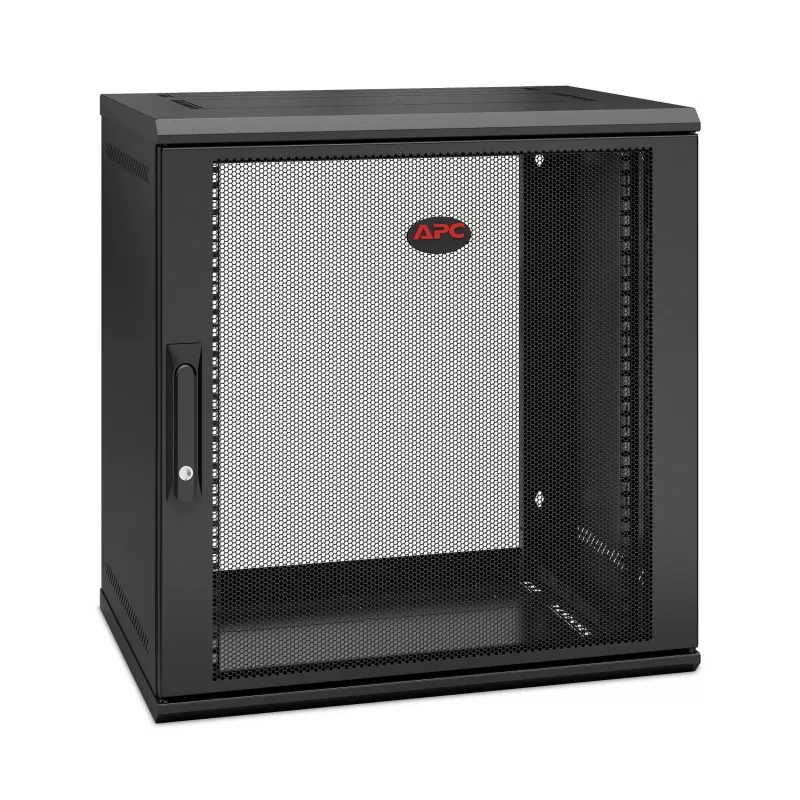APC NetShelter WX AR112SH4 - 12U, armário de patch de 19 polegadas, montagem na parede, pré-montado, 400 mm de profundidade