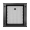 APC NetShelter WX AR112SH4 - 12U, armário de patch de 19 polegadas, montagem na parede, pré-montado, 400 mm de profundidade