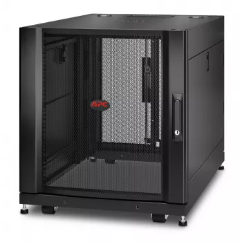 APC NetShelter SX, caixa de rack de servidor, 12U, Preto, 658H x 600B x 900T mm