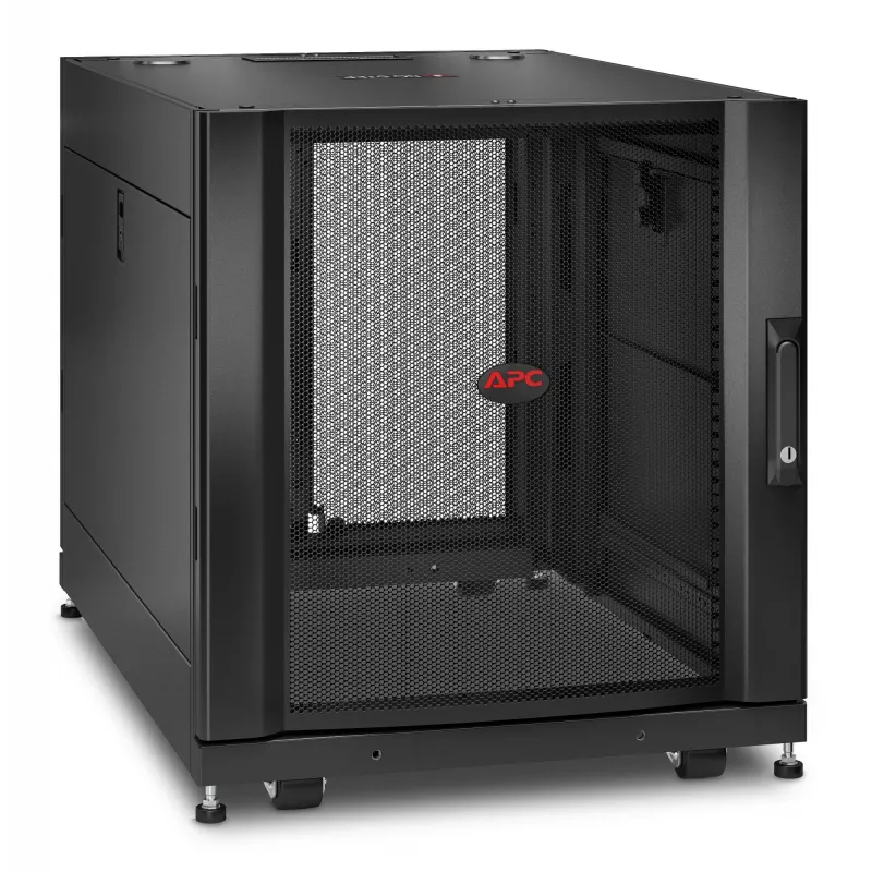 APC NetShelter SX, caixa de rack de servidor, 12U, Preto, 658H x 600B x 900T mm