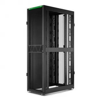 APC Netshelter SX Gen2 AR3100B2 – 42HE, 1991 A x 600 L x 1070 P mm, com painéis laterais, preto