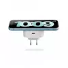 Adaptador de carregamento sem fios Zens ZESC18W/00 branco, carregamento rápido 18W, almofada recetora Qi