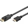 Cabo adaptador Goobay DisplayPort para HDMI 5 m ligação 1 DisplayPort ligação 2 HDMI Type-A