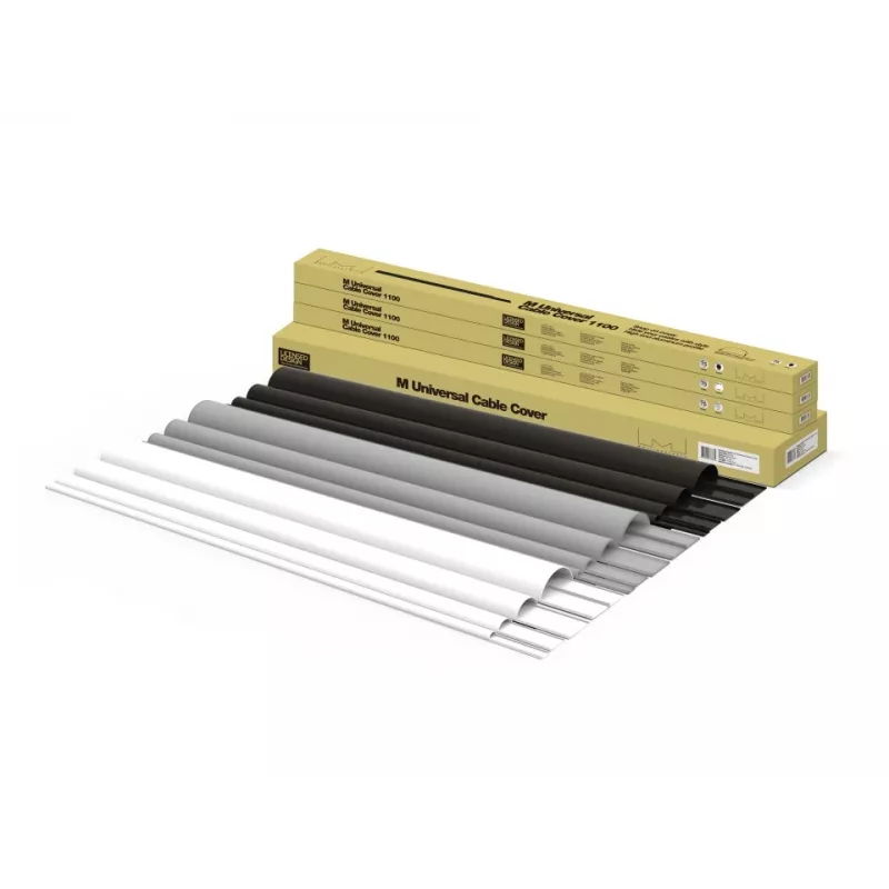 Multibrackets M Universal cobertura de cabos alumínio 33mm-B 1100-L metálico